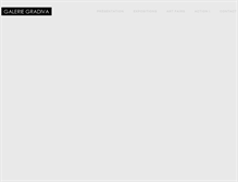 Tablet Screenshot of galeriegradiva.com